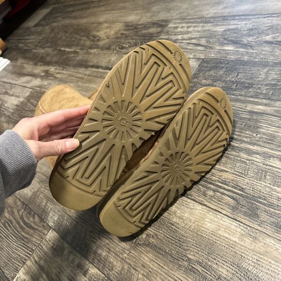 UGG Womens Size 9 40 Suede Shearling Classic Tall II Pull On Warm Boots 1016224 - Picture 9 of 9